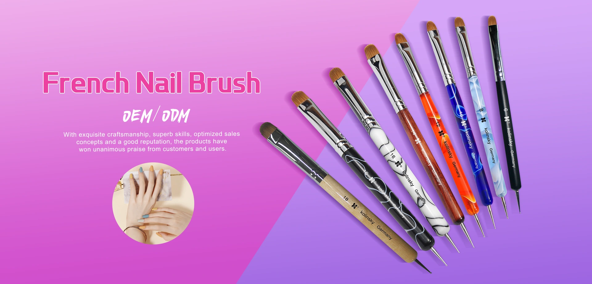Fransk nagelbrushfabrik
